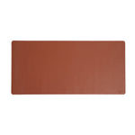 Smead Large Vegan Leather Anti-Slip Desk Pad, 36" x 17", Brown (64827)