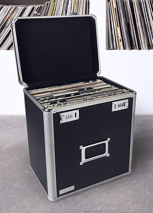 Vaultz Vinyl Record Storage Dividers, Paperboard, Black, 25/Pack (VZ00550)