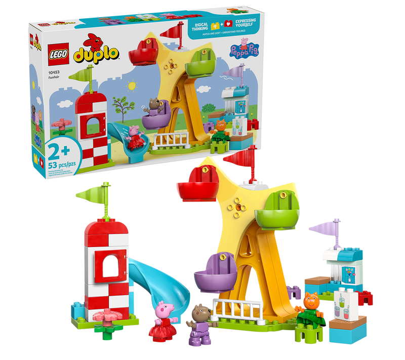 LEGO DUPLO Peppa Pig Funfair, 53 Pieces (10453)