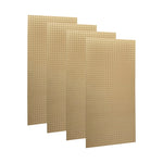Triton Products Heavy Duty Hardboard Round Hole Pegboards, Set of 4 (TPB-4N)