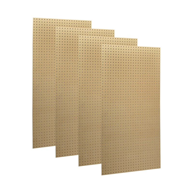 Triton Products Heavy Duty Hardboard Round Hole Pegboards, Set of 4 (TPB-4N)
