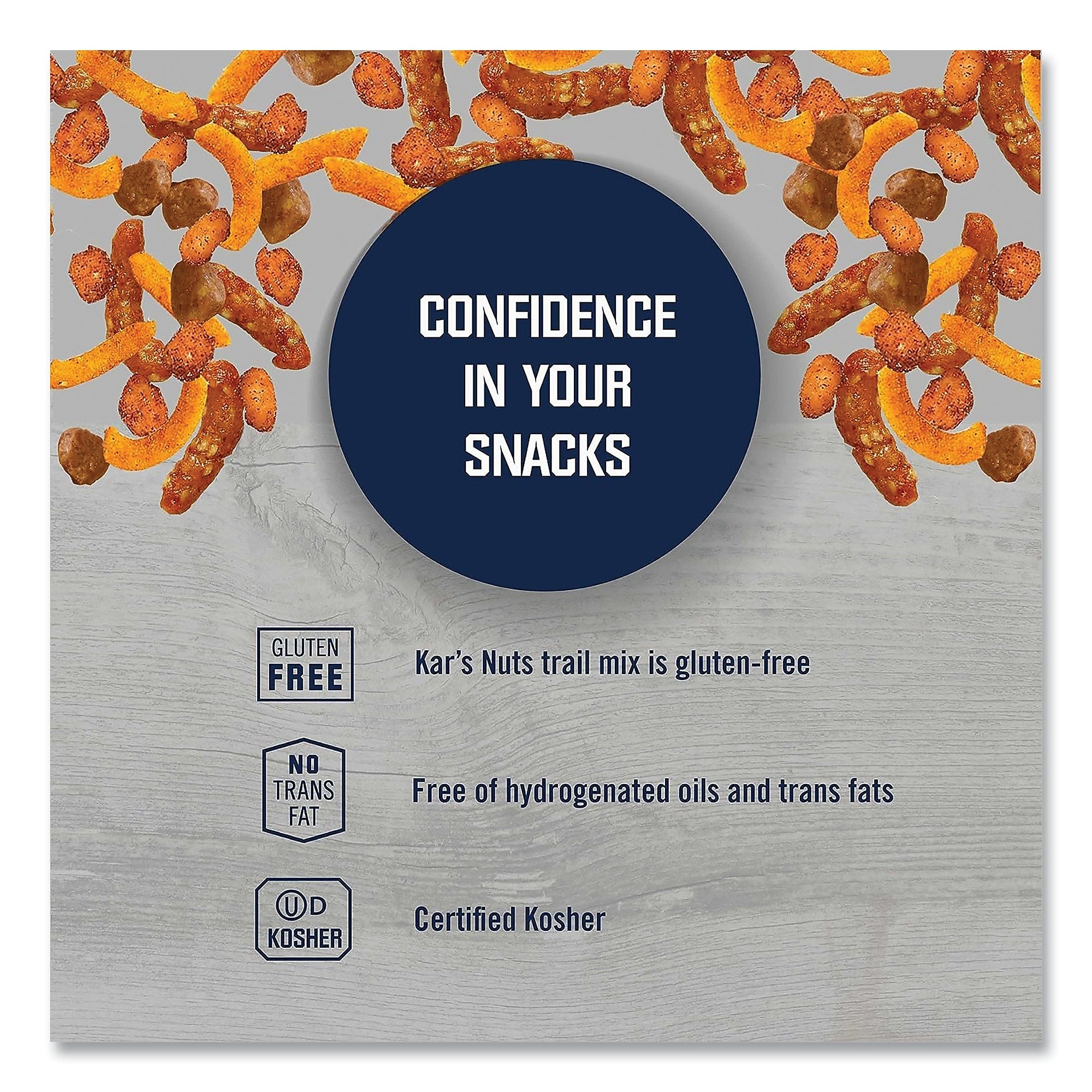 Kar's Gluten Free Sweet 'N Spicy Trail Mix, 1.75 oz Packet, 24/Box (OFXSN08384)