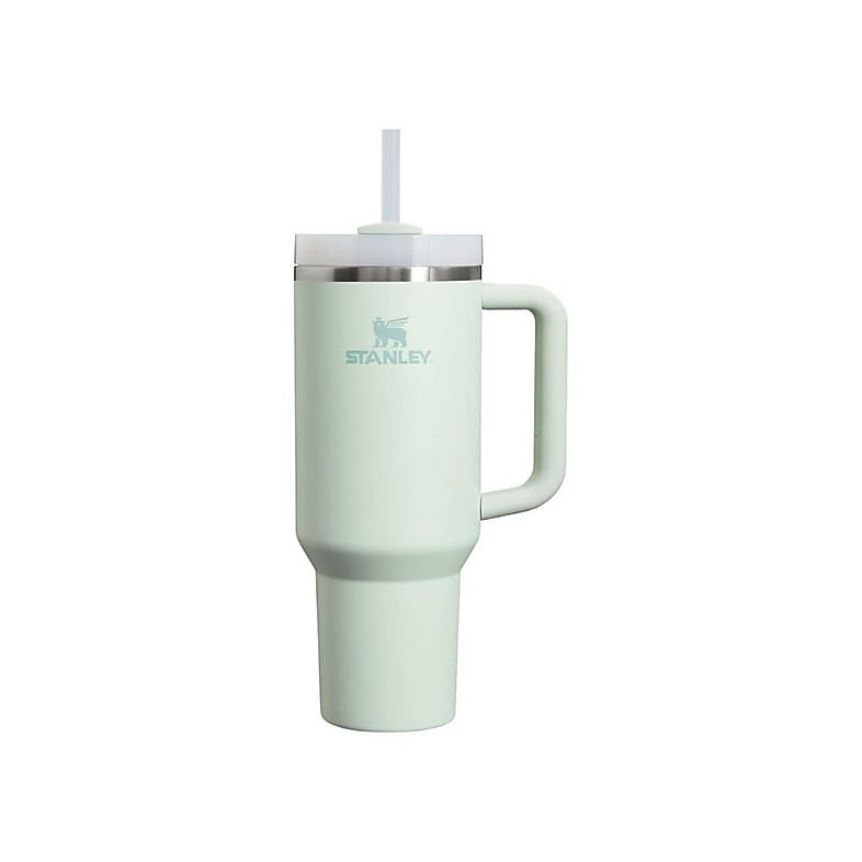 Stanley Quencher H2.0 Flowstate Stainless Steel Double Wall Insulated Tumbler, 40 oz., Mist (10-11673-072)
