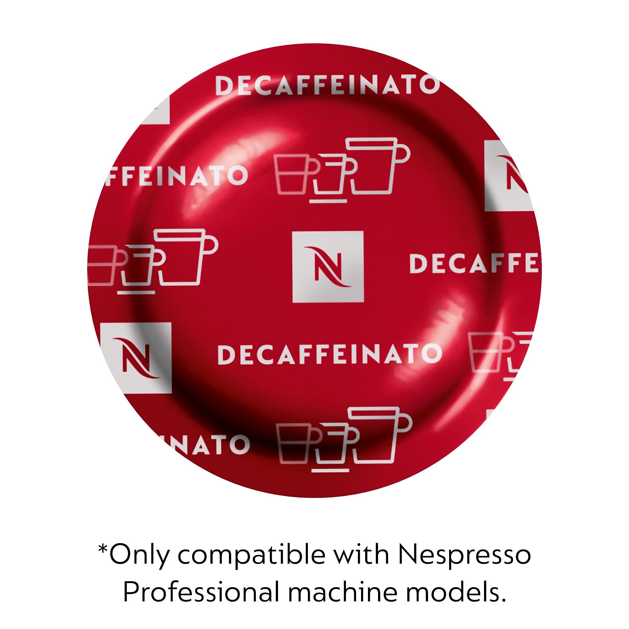 Nespresso Decaffeinato Coffee Nespresso Professional Capsules, Espresso Roast, 50/Box (8898.84)