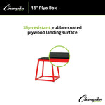 Olympia Sports 18" Deluxe Steel Plyobox (OSTR605P)