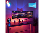 Mount-It! Adjustable Monitor Arm, Up to 49" Monitor, Grayish White/Matte Black (MI-4881)