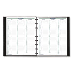 2026 Blueline Plan and Link 9.06" x 11" Weekly Planner, Faux Leather Cover, Black (REDC595081T)