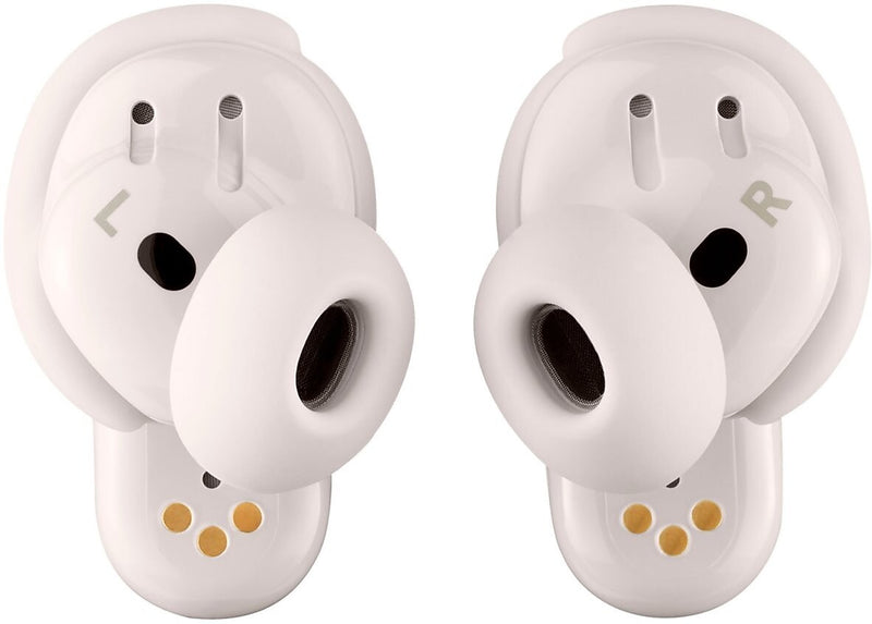 Bose QuietComfort Ultra True Wireless Noise Cancelling In-Ear Earbuds, White Smoke (882826-0020)