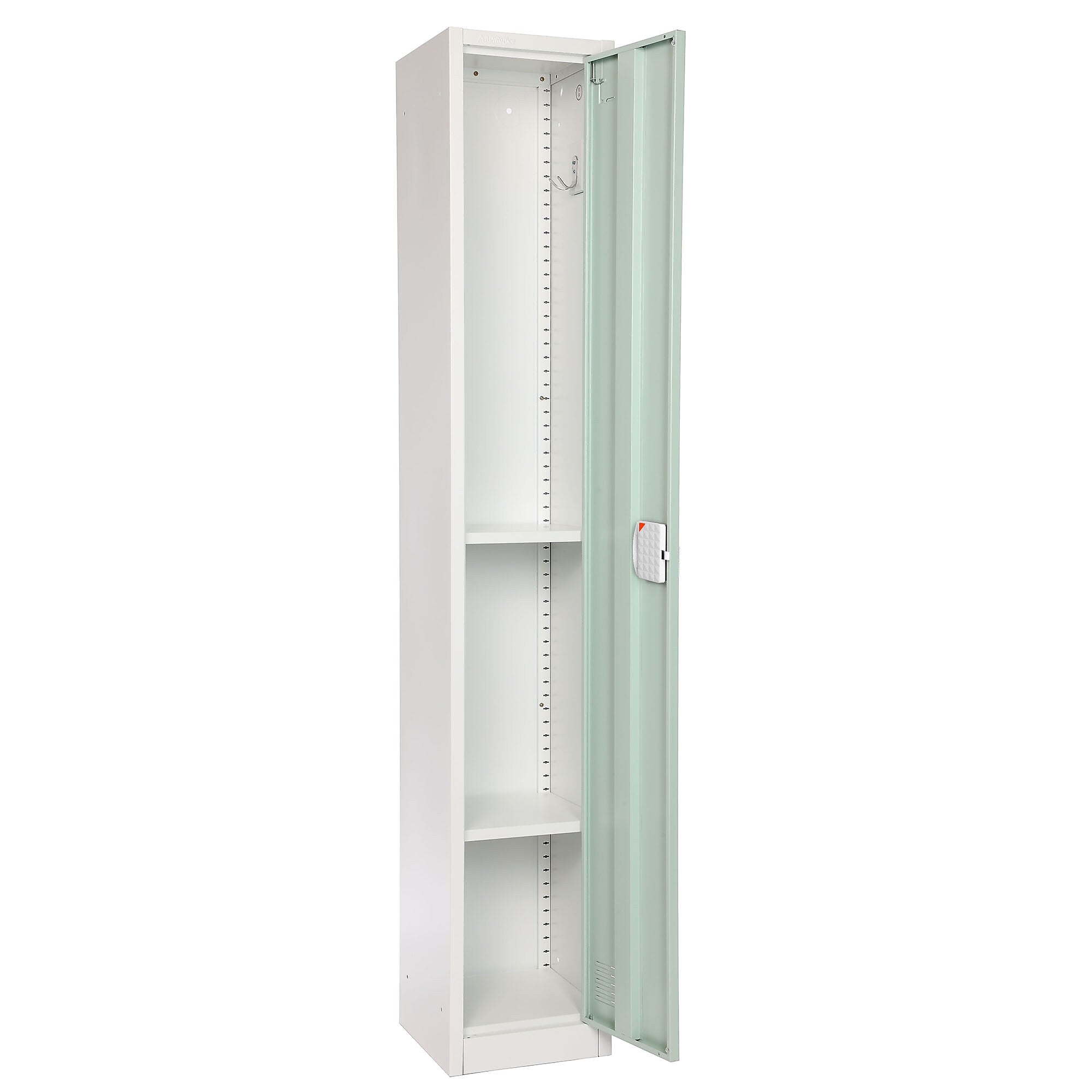 AdirOffice 72"H Single Tier Misty Green Storage Locker (ADI629-201-MGRN-DL)