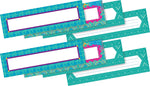 Barker Creek Bohemian School Name Plates, 12" x 3.5", 72/Set (BC3808)