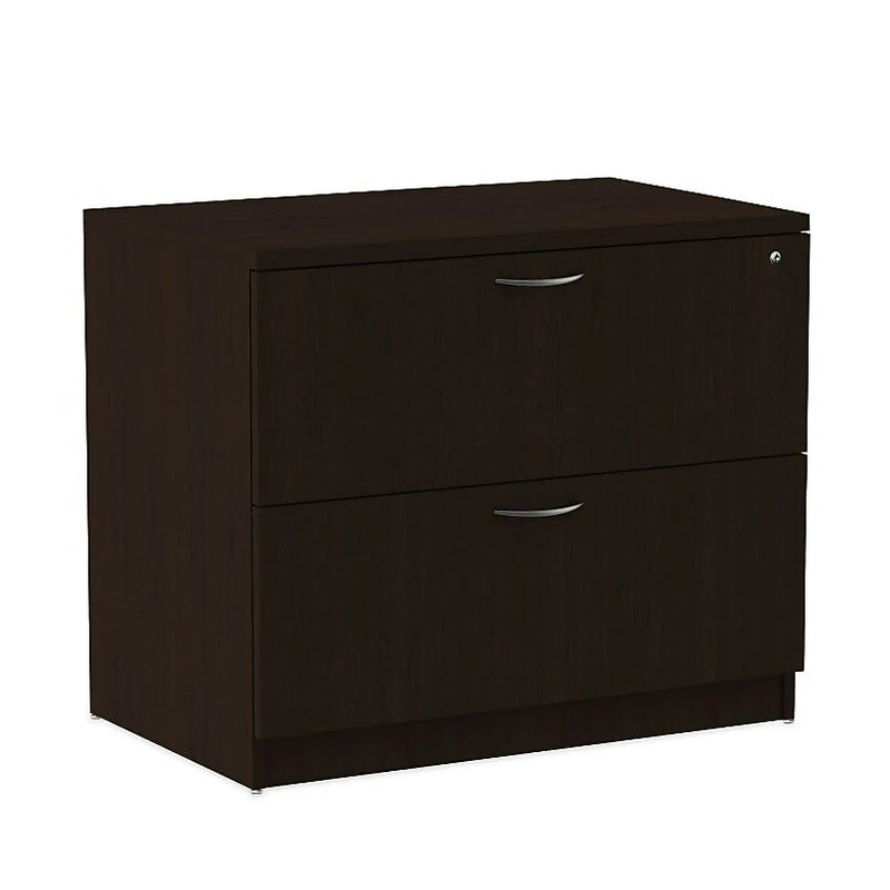 Alera Valencia Series Two Drawer Lateral File, 34w X 22 3/4d X 29 1/2h, Espresso