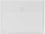 JAM Paper Premium Plastic Document File, Letter, Clear, 3/Pack (218V1CLX3)