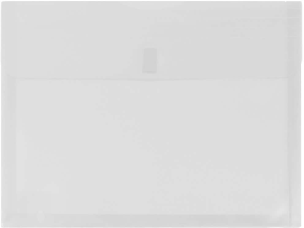 JAM Paper Premium Plastic Document File, Letter, Clear, 3/Pack (218V1CLX3)