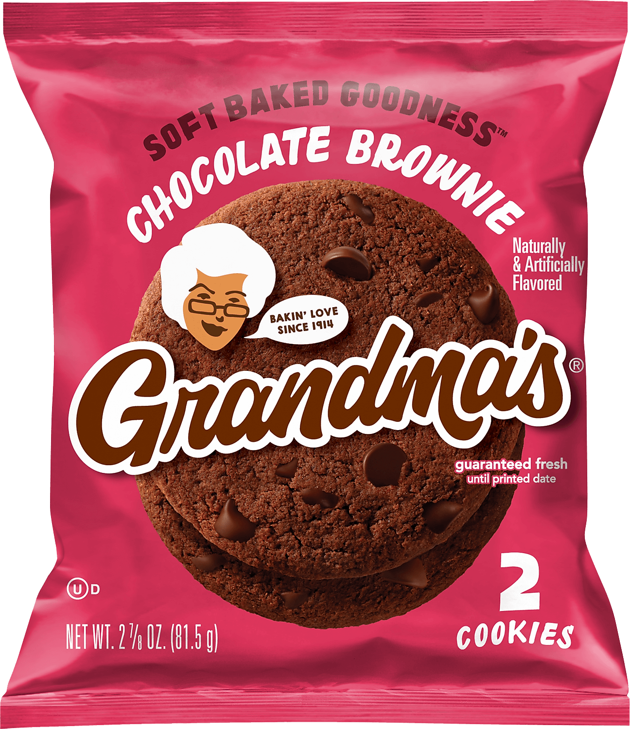 Grandma's Brownies, Chocolate, 2.5 Oz., 60/Carton (FRI10310)