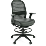 Workplace2.0 Health™ Bedford Polyurethane/Nylon Task Stool, Black (WP62575)