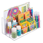iDESIGN 5-Compartment 2-Piece Plastic Drawer Organizer, Clear, 2 Piece (29107M2)