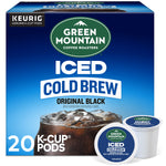 Green Mountain Coffee Roasters Iced Cold Brew Orginal Black Keurig® K-Cup® Pods, 20/Box  (5000372042)