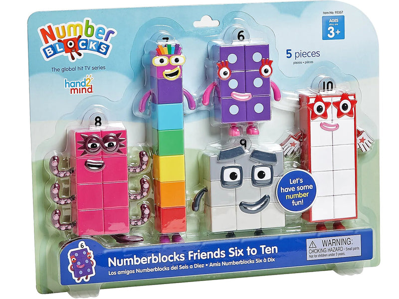 hand2mind Numberblocks Friends Six to Ten Figure Pack (95357)