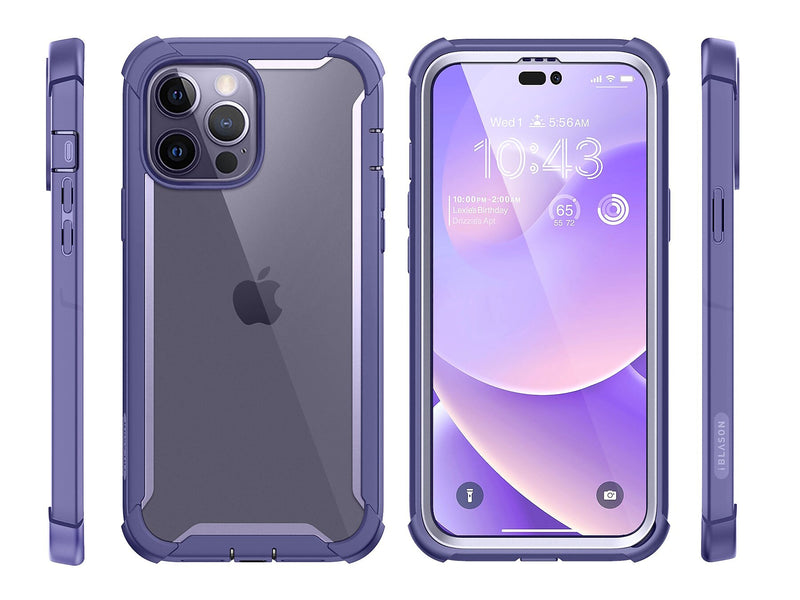 i-Blason Ares Deep Purple Case for iPhone 14 Pro (iPhone2022Pro-6.1-Ares-SP-Mauve)