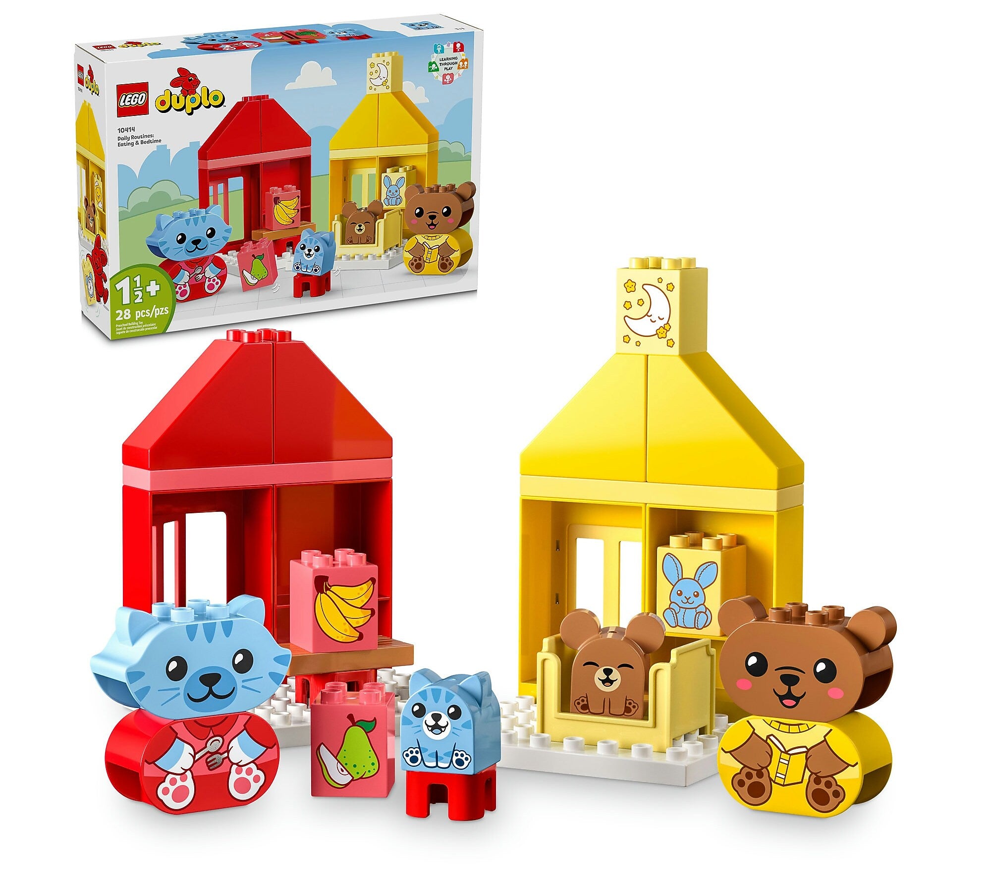 LEGO DUPLO My First Daily Routines: Eating & Bedtime, 28 Pieces (10414)