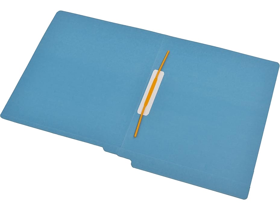 Medical Arts Press Reinforced End Tab File Folder, Straight Cut, Letter-Size, Blue, 50/Box (S-09167-BLU)