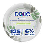 Dixie Pathways 6.8" Paper Plates, Multicolored, 125 Plates/Pack (UX7WS)