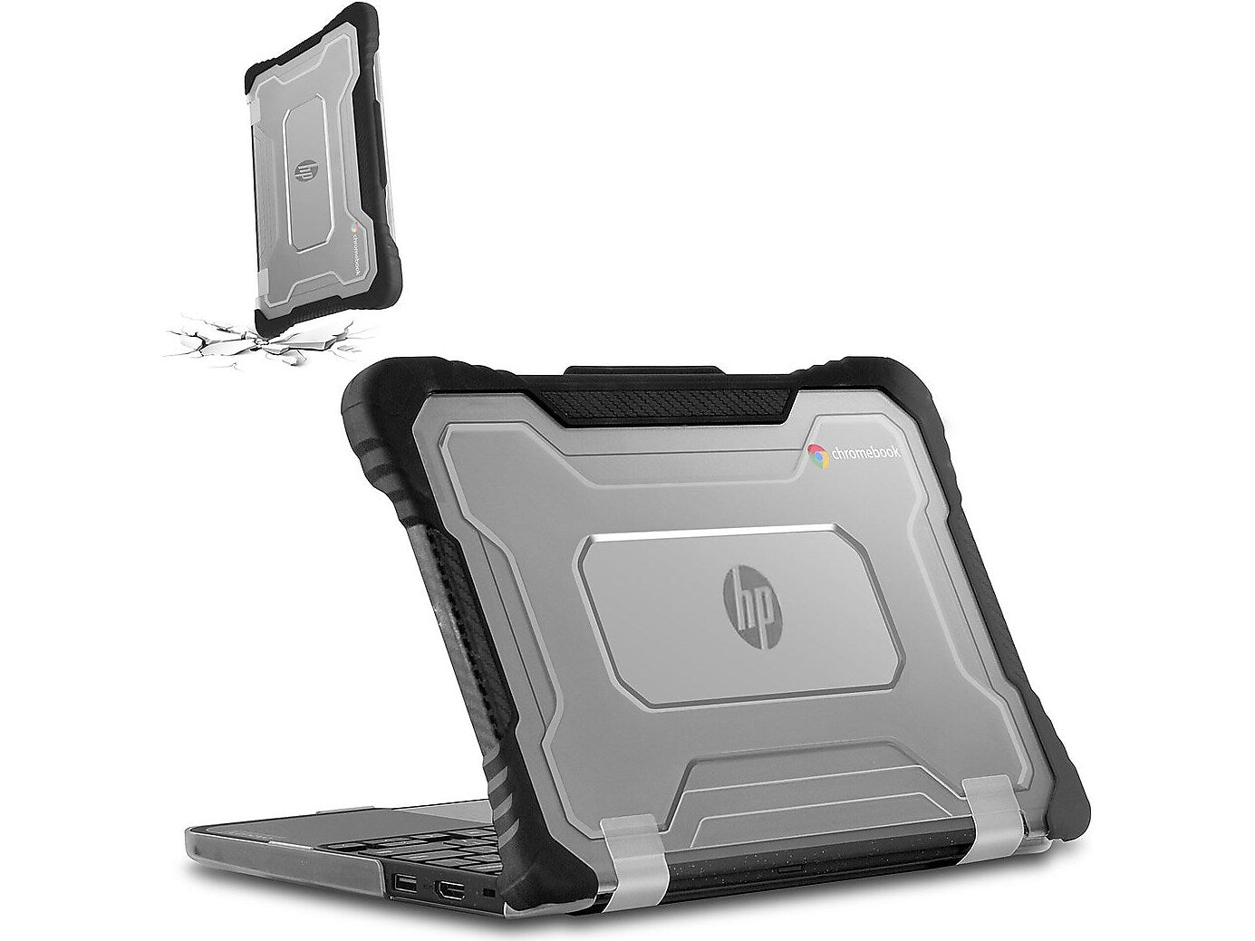 TechProtectus ShockProof 11.6" Laptop Case for HP G9 EE Chromebook, Shock-Absorbing, Black (TP-HP-G9)