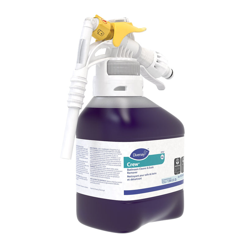 Crew 44 Diversey RTD Bathroom Cleaner & Scale Removers, Liquid, Unscented, 50.7 Fl. Oz., 2/Carton (93145310)