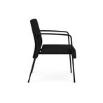 Lesro Waterfall Fabric Guest Chair, Open House Black/Black (WF1101.SBK-01OHBK)