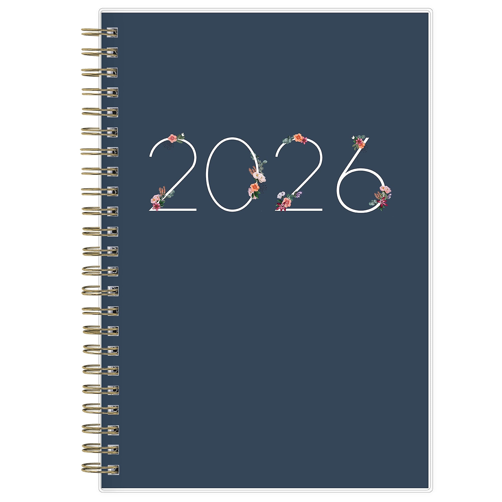 2026 Blue Sky Ashlyn 5" x 8" Calendar Year Weekly & Monthly Planner, Plastic Cover, Multicolored (143958-26)