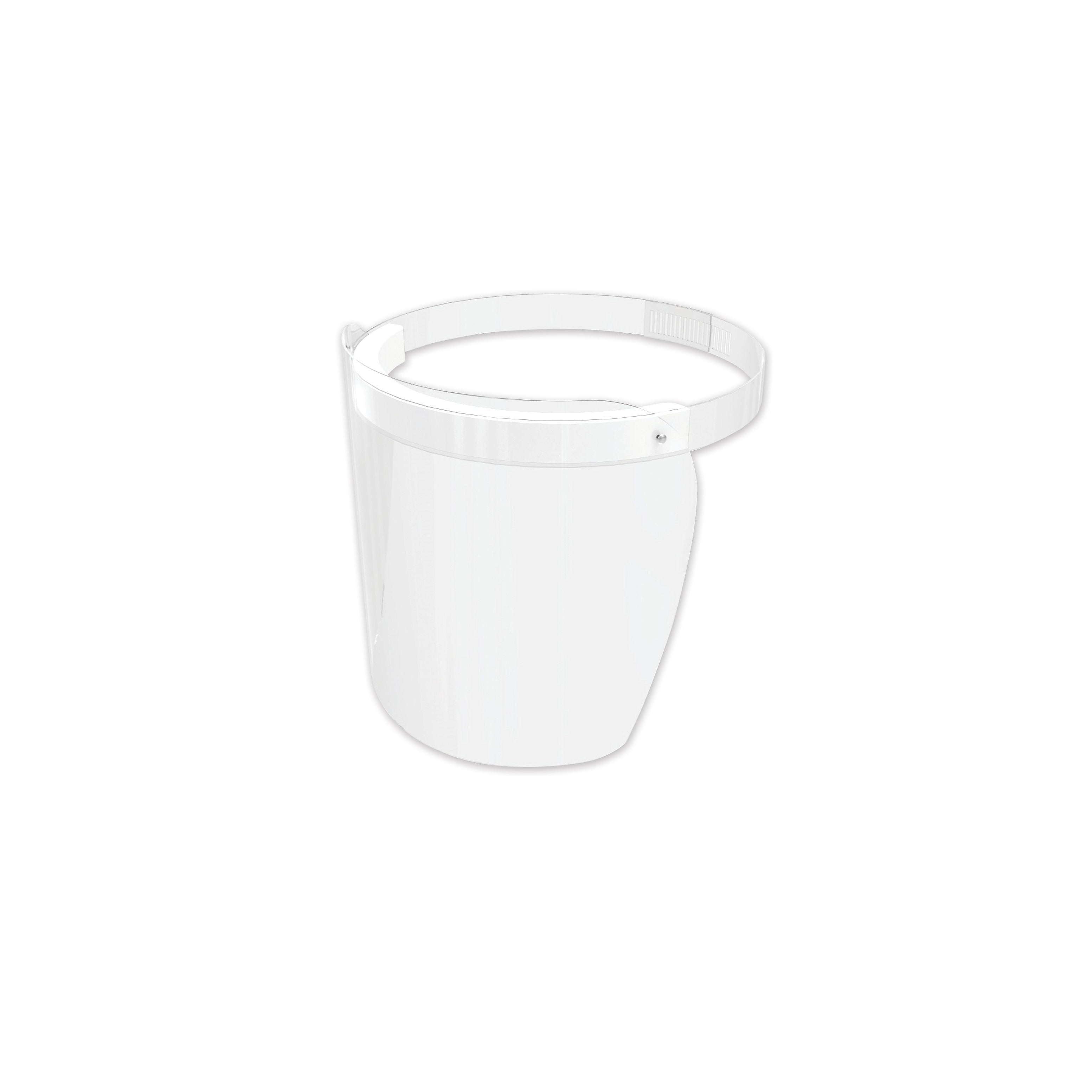 Deflecto Disposable Face Shield, 13 X 10, One Size Fits All, Clear, 100/Carton (DEFPFMD100F)