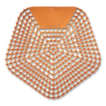 Boardwalk Anti-Splash Urinal Screen, Mango Mist Scent, Orange, 10/Box (WCBX-P-010I010I-04-AAS80-)