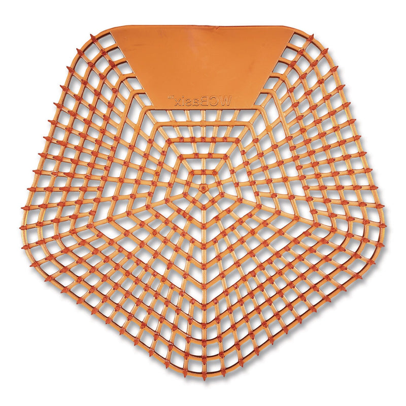 Boardwalk Anti-Splash Urinal Screen, Mango Mist Scent, Orange, 10/Box (WCBX-P-010I010I-04-AAS80-)
