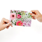 Great Papers Bunch of Flowers General Use Thank You Notecard Kits, Multicolored, 24/Pack (2025028)