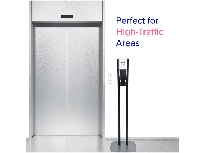 PURELL ES10 Automatic Floor Stand Hand Sanitizer Dispenser, Graphite (8214-DS)