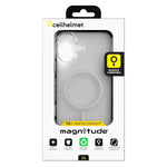 cellhelmet Magnitude Series MagSafe Phone Case for iPhone 16 Plus, Shock Absorbing, Crystal Clear (CM-105-CC)