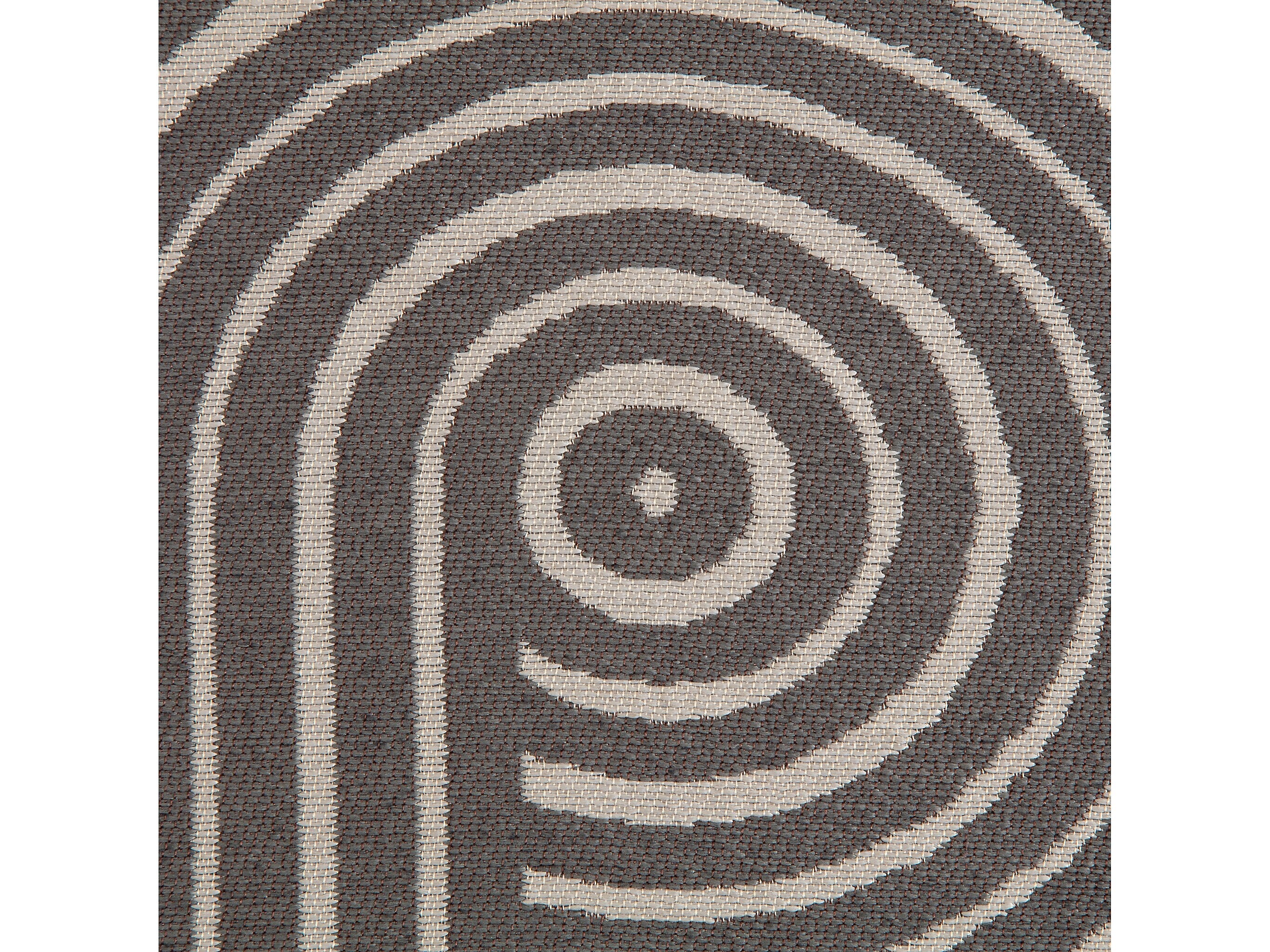 Anji Mountain Rug'd Brixey Carpet & Hard Floor Chair Mat, 36" x 48", Beige/Gray (AMB9037)