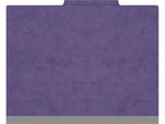Medical Arts Press Pressboard Classification Folder, 2-Dividers, 2" Expansion, Letter Size, Purple, 10/Box (DV-T42-26-3PRP-PKT)