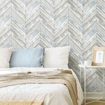 York Wallcoverings Herringbone Peel and Stick Wallpaper (RMK11454WP)
