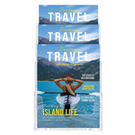 Staples® Literature Holder for Magazines, 8.25" x 11.7", Clear Plastic (77301)