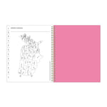 2025-2026 Blue Sky Roosevelt 8.5" x 11" Academic Year Weekly & Monthly Planner, Plastic Cover, Multicolored (128691-A26)