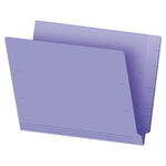 Pendaflex Recycled End Tab File Folder, Straight Cut, Letter Size, Purple, 100/Box (H110DPR)