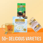 Twinings Pure Camomile Herbal Caffeine FreeTea Bags, 2.65 oz., 50/Box (TNA53651)