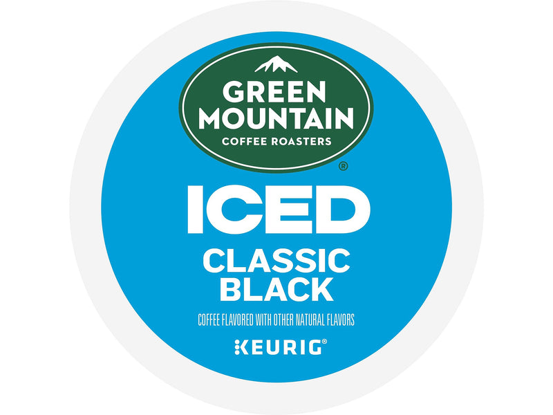 Green Mountain Coffee Roasters Classic Black Iced Coffee Keurig® K-Cup® Pods, Medium Roast, 24/Box (5000372042)