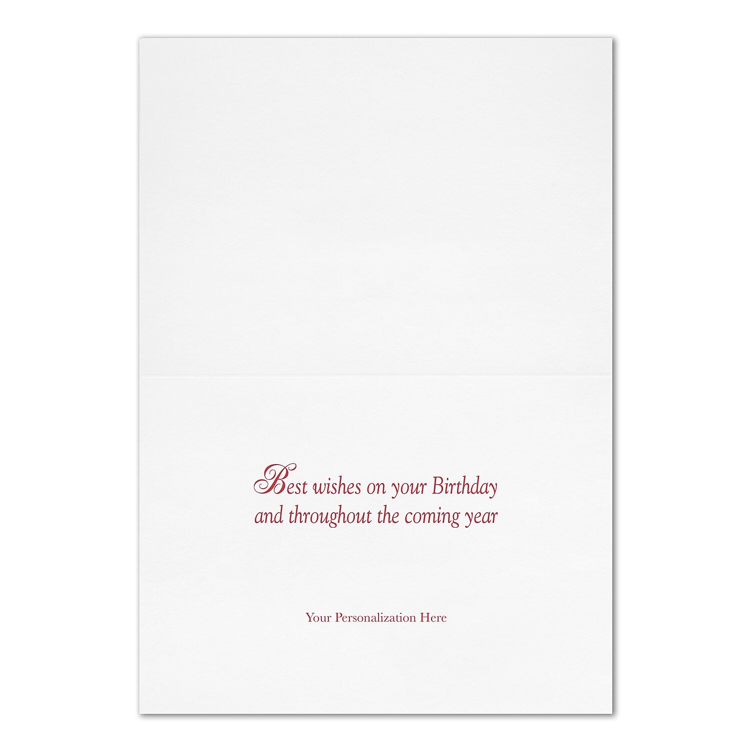 "Grand Celebration" Birthday Card w/ White Unlined Envelope, 250/BX