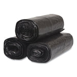Interplast Linear Low Density Polyethylene, LLDPE, 1.5 mil Black 38X58 , 20 Bags/Roll 5 Rolls/Case