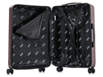 InUSA Drip 24" Hardside Suitcase, 4-Wheeled Spinner, TSA Checkpoint Friendly, Wine (IUDRI00M-WIN)