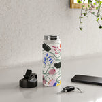 DENY Designs Frances Floral by Megan Galante Stainless Steel Double Wall Insulated Water Bottle, 18 oz. (80383-WBTL05)