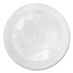 Karat PET Lids, Fits 32 oz Cold Cups, Flat Lid, Clear, 600/Carton