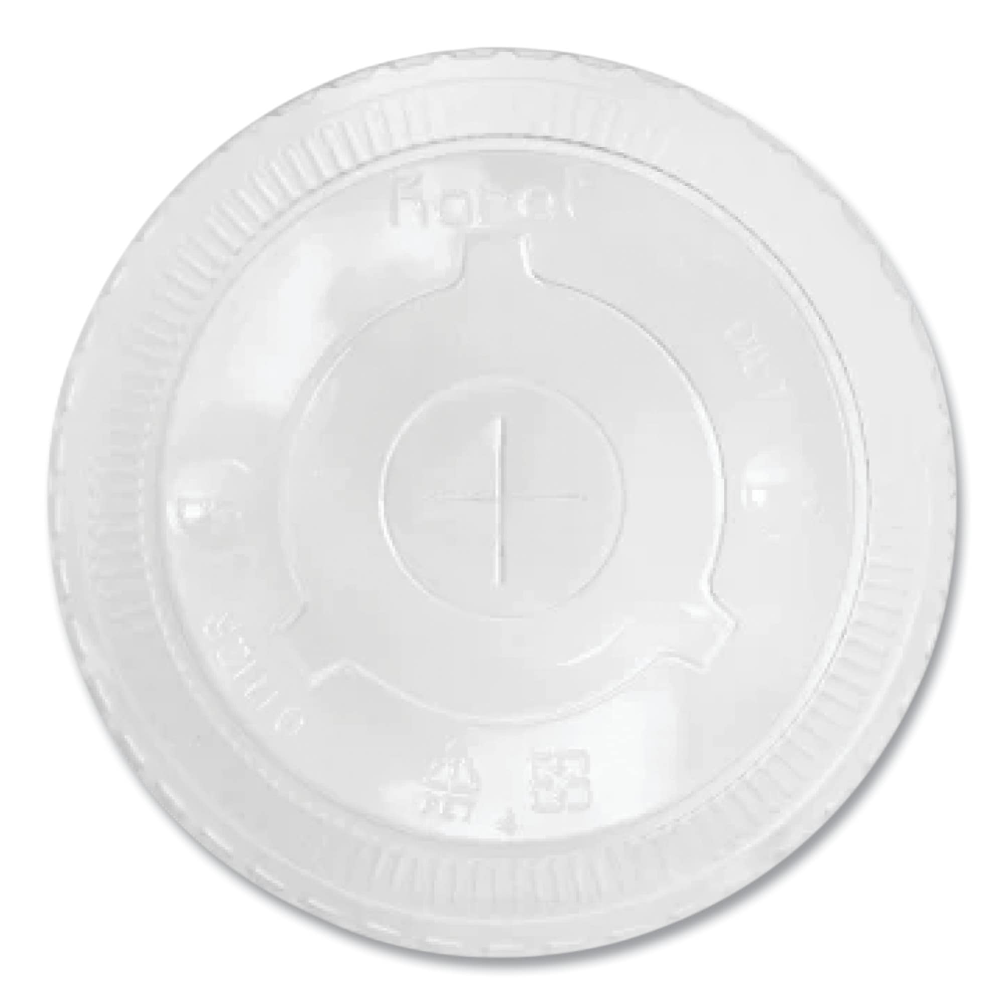 Karat PET Lids, Fits 32 oz Cold Cups, Flat Lid, Clear, 600/Carton